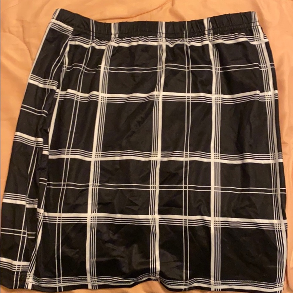 mini plaid skirt